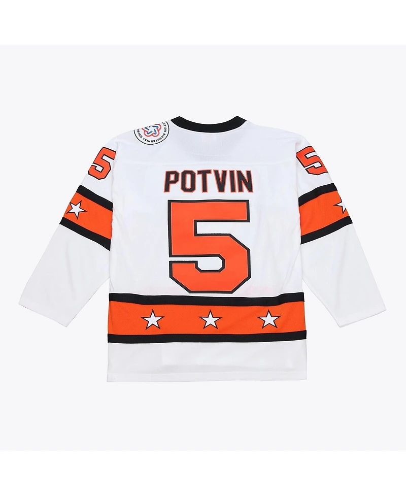 Mitchell & Ness Men's Denis Potvin White 1976 Nhl All-Star Game Power Play Jersey