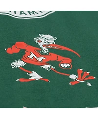 Mitchell & Ness Men's Green Miami Hurricanes Double Clutch Premium T-Shirt