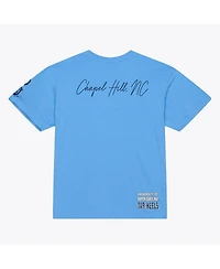 Mitchell & Ness Men's Carolina Blue North Tar Heels Double Clutch Premium T-Shirt