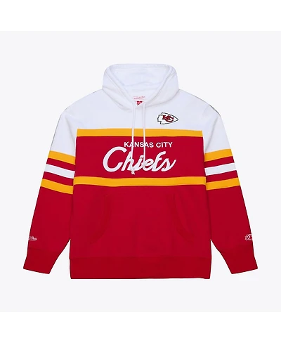 Mitchell & Ness Men's Red Kansas City Chiefs Head Coach Hoodie