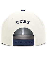 Nike Men's Cream/Navy Chicago Cubs Cooperstown Pro Dri-fit Snapback Hat