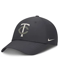 Nike Men's Anthracite Minnesota Twins Club Dri-fit Adjustable Hat