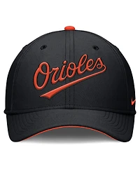 Nike Men's Black Baltimore Orioles Primetime Rise Dri-fit Flex Hat