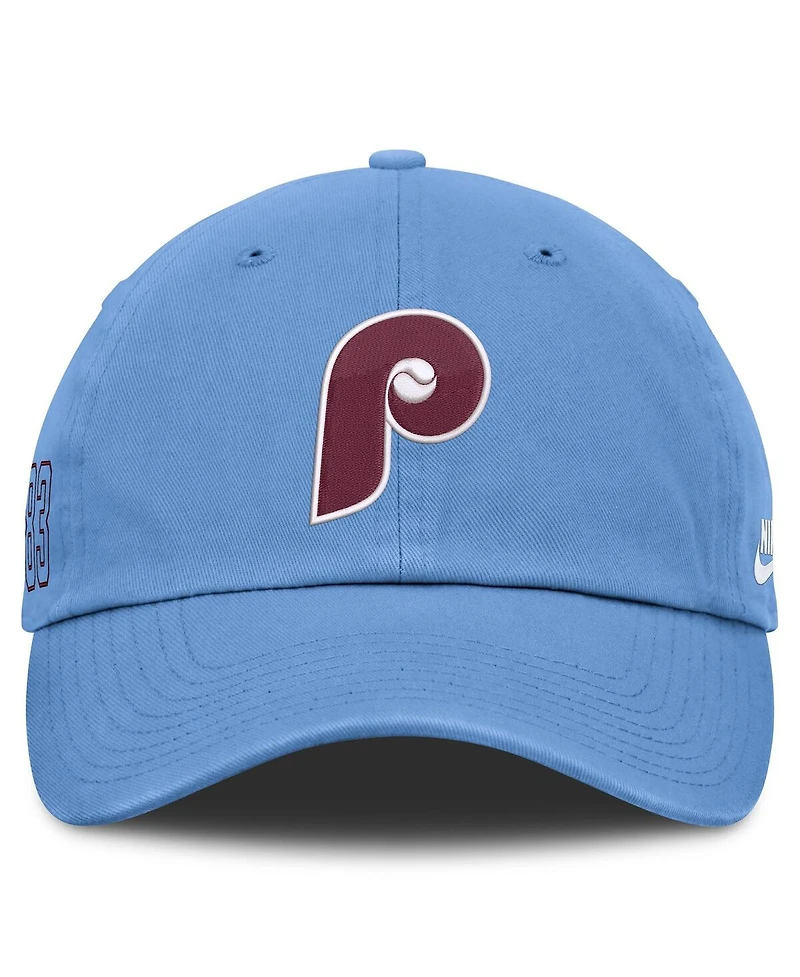 Nike Men's Light Blue Philadelphia Phillies Cooperstown Club Adjustable Hat
