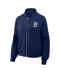 Fanatics Women's Navy Detroit Tigers Oversized Rage Against Full-Zip Jacket