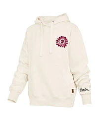 Pressbox Women's Cream Indiana Hoosiers Elena Janise Hoodie