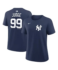 Nike Women's Aaron Judge Navy New York Yankees Name Number T-Shirt