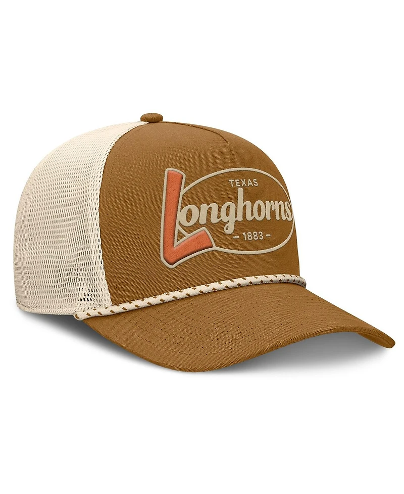 Fanatics Men's Brown Texas Longhorns Trucker Adjustable Hat