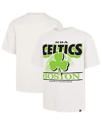 '47 Brand Men's White Boston Celtics City Edition Shifty Foundation T-Shirt