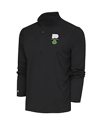 Antigua Men's Charcoal Philadelphia Flyers Shamrock Tribute Quarter-Zip