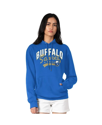 G-iii 4Her by Carl Banks Women's Royal Buffalo Sabres Filigree Logo Pullover Hoodie