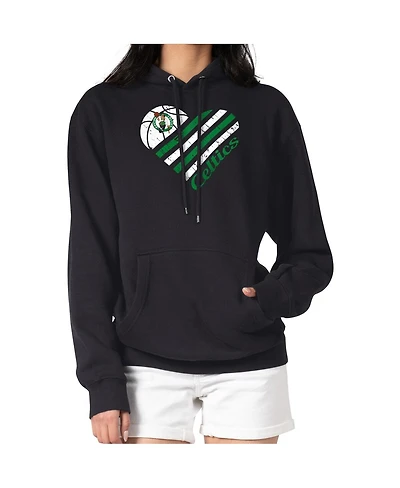 G-iii 4Her by Carl Banks Women's Boston Celtics Heart Pullover Hoodie