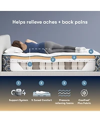 Serta Perfect Sleeper Cascade Bluff 14.5" Plush Hybrid Tight Top Mattress