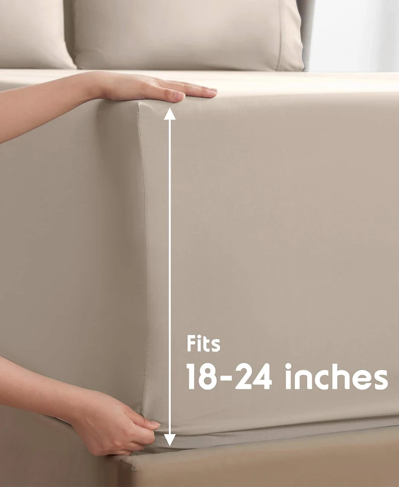 Nestl Extra Deep Pocket 6-Pc. Sheet Set