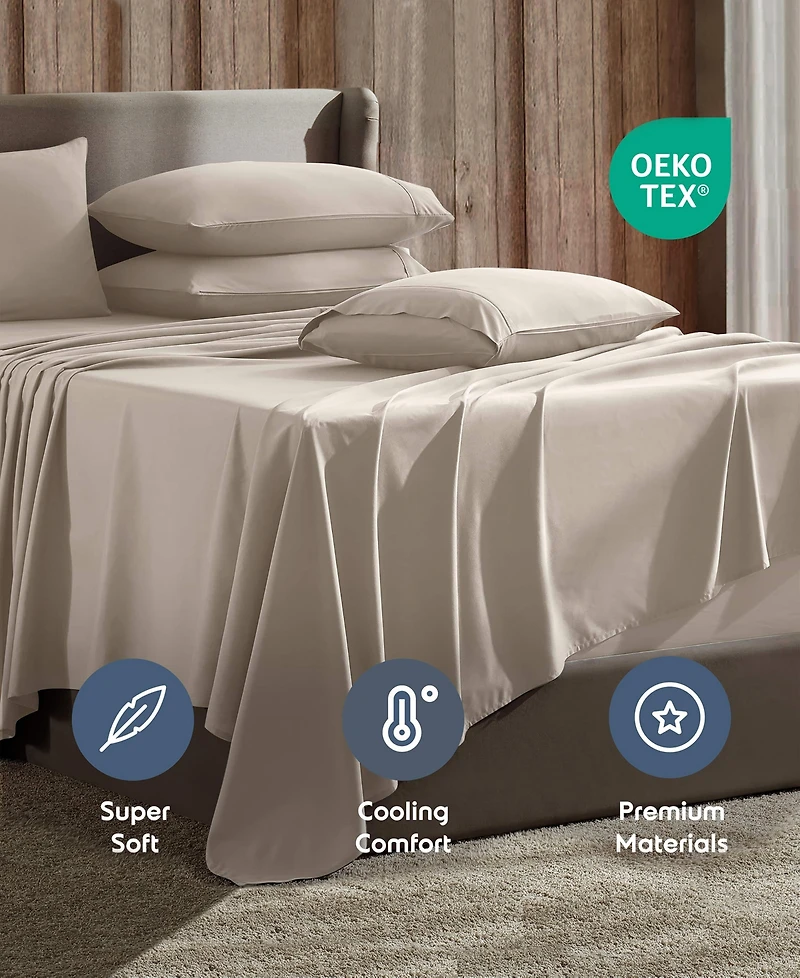 Nestl Extra Deep Pocket 7-Pc. Sheet Set, King Split