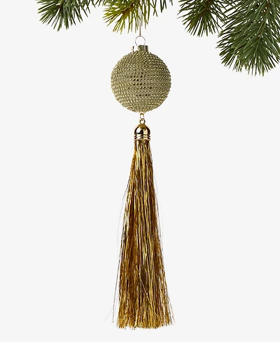 Holiday Lane Ball with Tassel Ornament, Macy's Exclusive