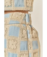 English Factory Women's Crochet Long Pants