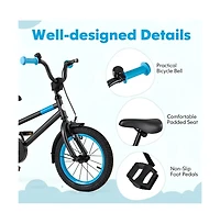 14 Inch Kids Bike with Adjustable Handlebar and Saddle