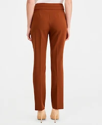 Tahari Asl Petite Mid-Rise Bell Bottom Pants