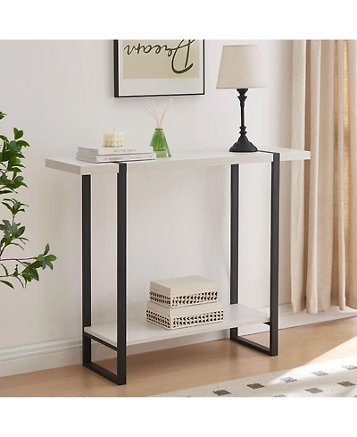 Kings Brand Furniture Harley Console Table for Living Room, Foyer, Corridor & Office Frame