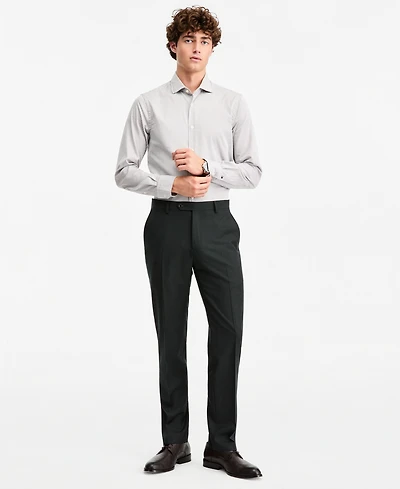 Tommy Hilfiger Men's Modern-Fit Flannel Suit Pants