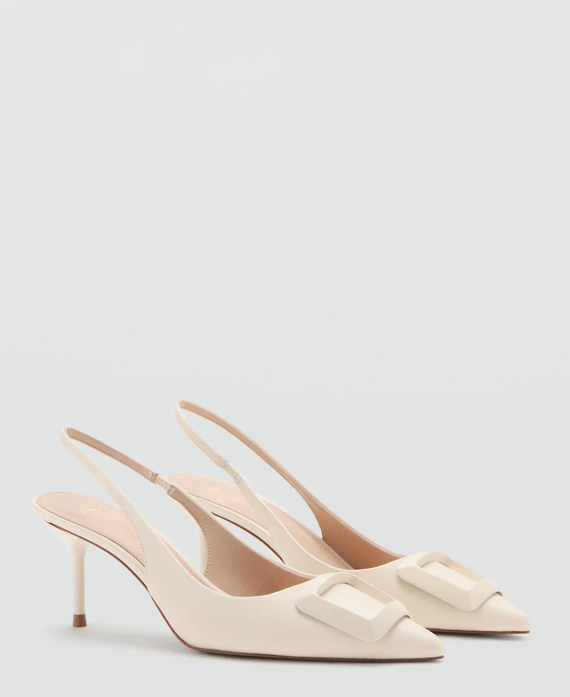 Mango Women's Patent Heeled Shoes