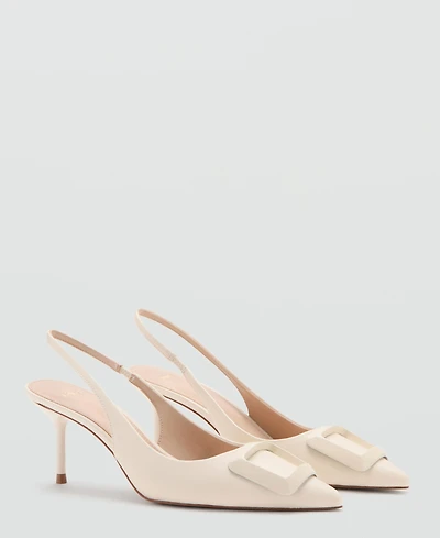 Mango Women's Patent Heeled Shoes