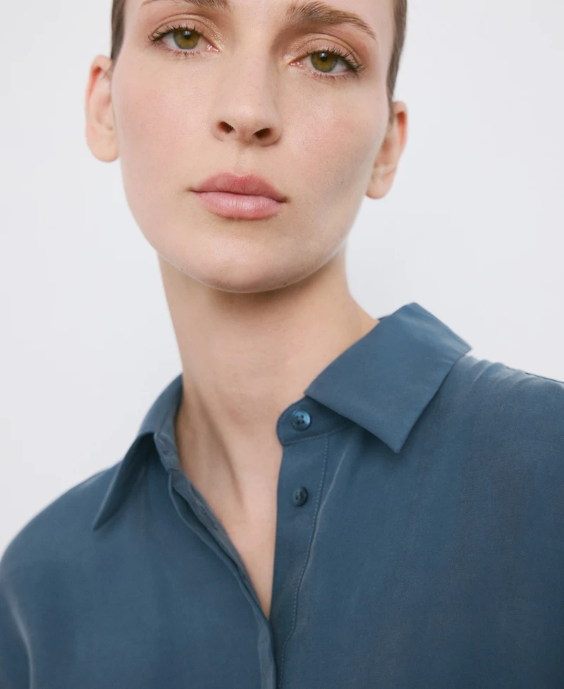 Mango Women's Belt Shirt Dress