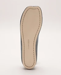 Mango Women's Leather Ballet Flats