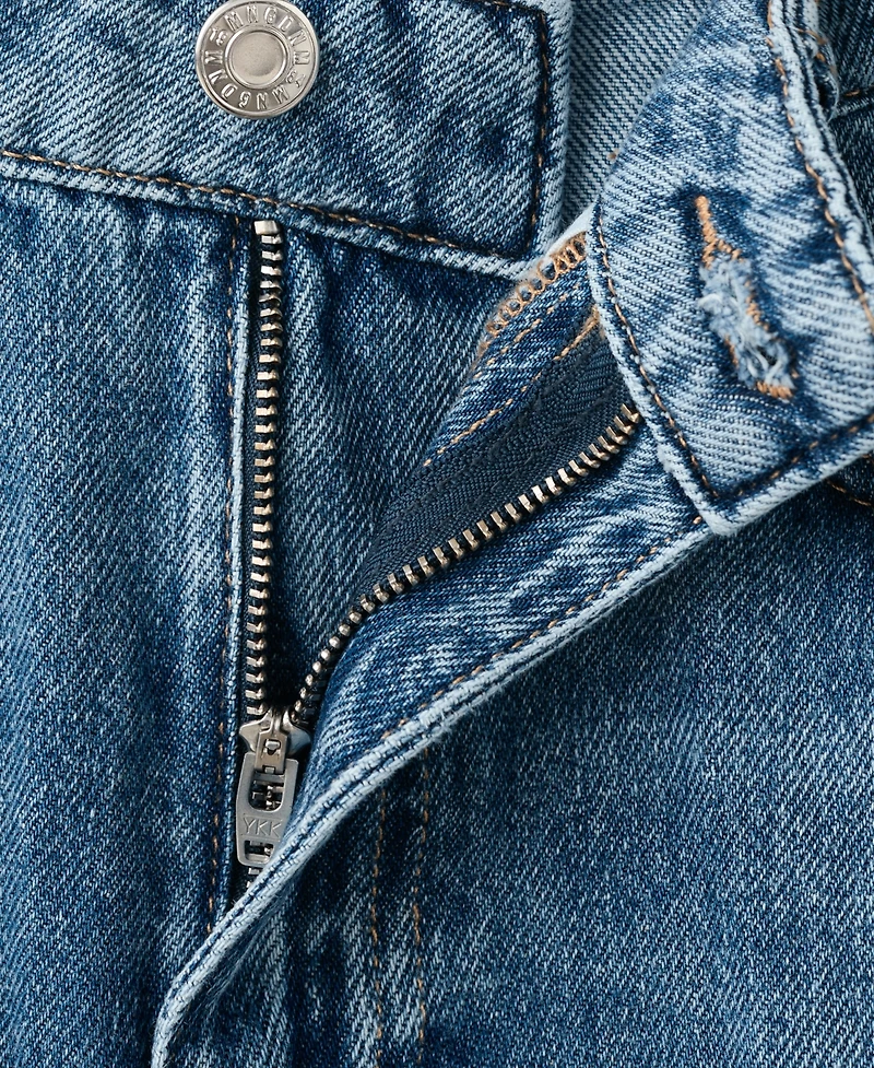 Mango Women's Matilda Medium-Rise Straight-Fit Jeans