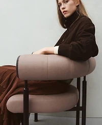 Mango Women's Ruffled Chiffon Skirt