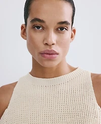 Mango Women's Off-The-Shoulder Knitted Sweater