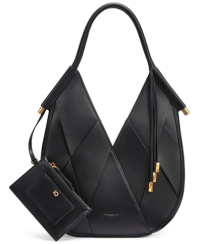 Donna Karan New York Baldwin Leather Large Shoulder Bag