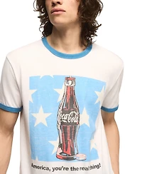 Lucky Brand Men's Coke Bottle Crewneck T-Shirt