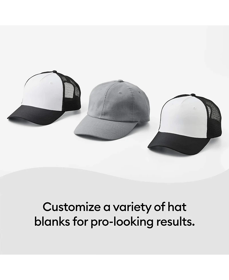 Cricut Hat Press Heat Press Machine with 12 Hats