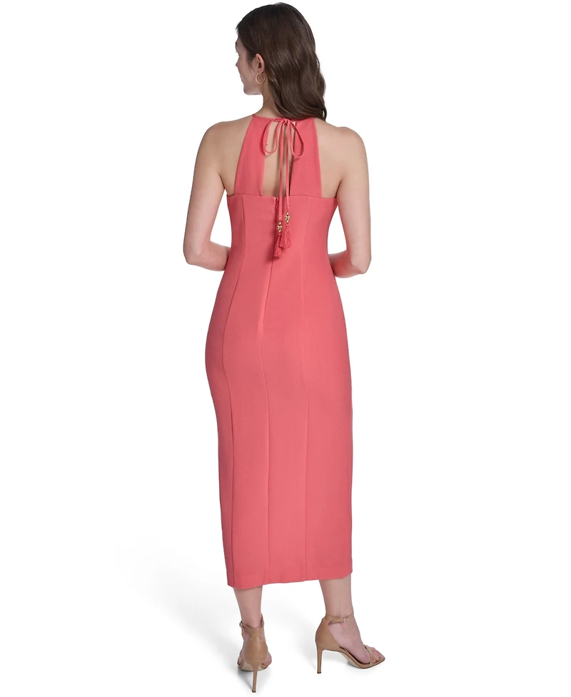 Vince Camuto Women's Halter Neck Bodycon Dress