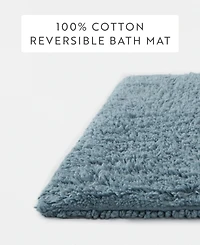ienjoy Home Reversible Cotton Bath Mat, 34" x 21"