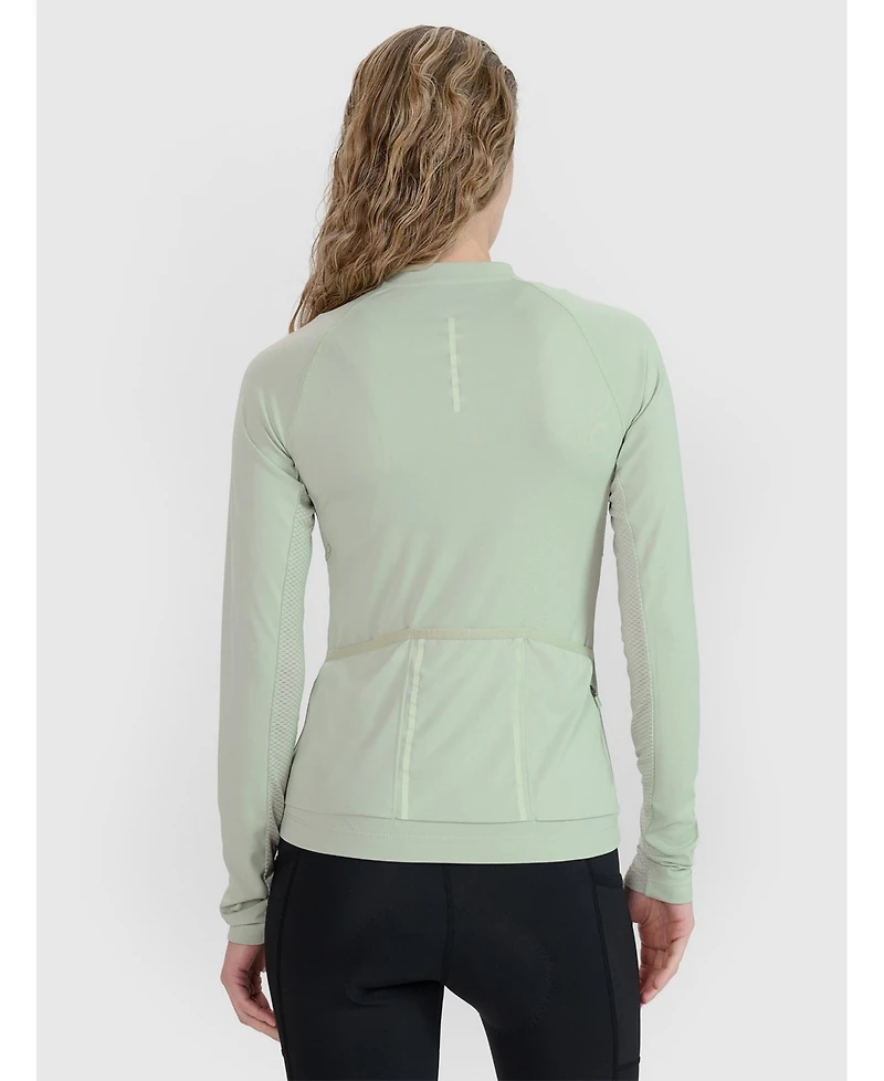 4F Women's Zip-Up Cycling Longsleeve