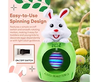 Sperric Easter Egg Art Decorator Kit, Mess-Free Egg Painting Set with Easter Egg Spinner Stand, 8 Colorful Markers and 3 Plastic Eggs