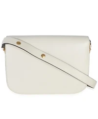 Pre-Owned Gucci Mystic White Azalea Calfskin Horsebit Small 1955 Shoulder Bag