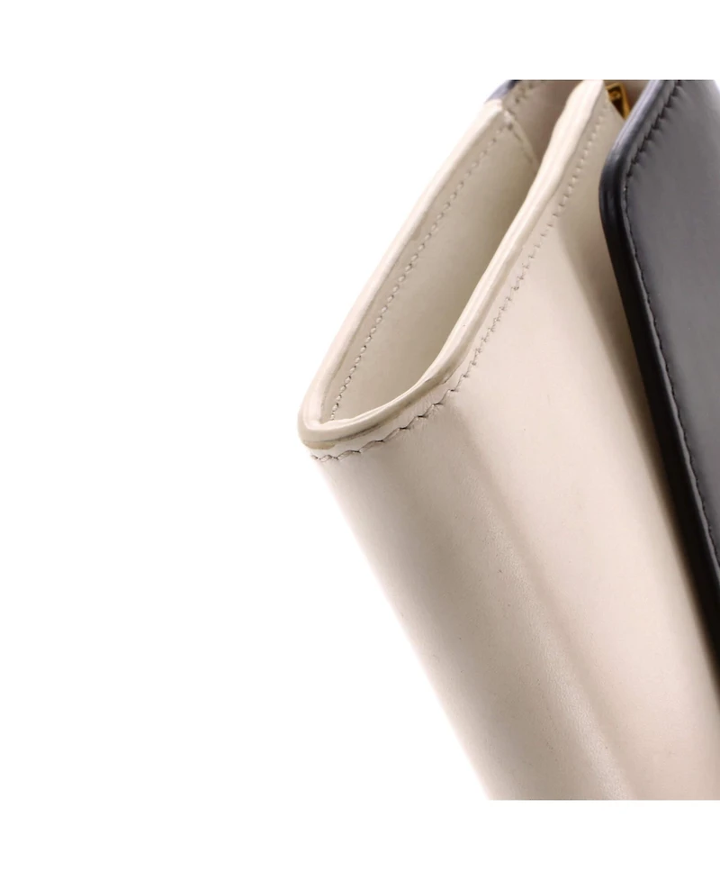 Pre-Owned Celine C Wallet on Chain Leather