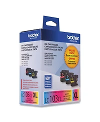 Brother Innobella Xl Series High Yield Ink Cartridge Pack, Includes Cyan, Magenta and Yellow Ink Cartridges