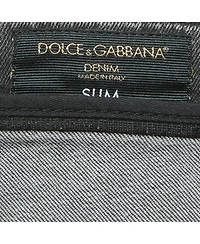 Pre-Owned Dolce & Gabbana Men's Faded Denim Slim Fit Jeans