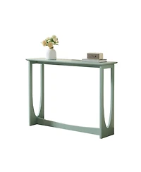 Kings Brand Furniture Narrow Wood Console Table, 2-Tier Sofa Table for Entryway, Hallway, Living Room or Behind Couch