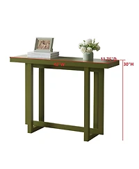 Kings Brand Furniture Console Table for Entryway, Wood Sofa Behind Couch, Narrow Accent Entry Living Room, Hallway & Foyer