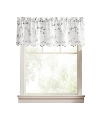 Ellis Curtain Mountain Vista 100% Polyester Rod Pocket Valance 48" x 15"