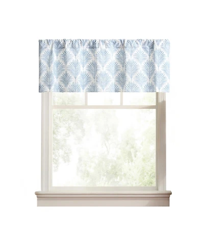Ellis Curtain Palmetto Cotton Tailored Rod Pocket Valance