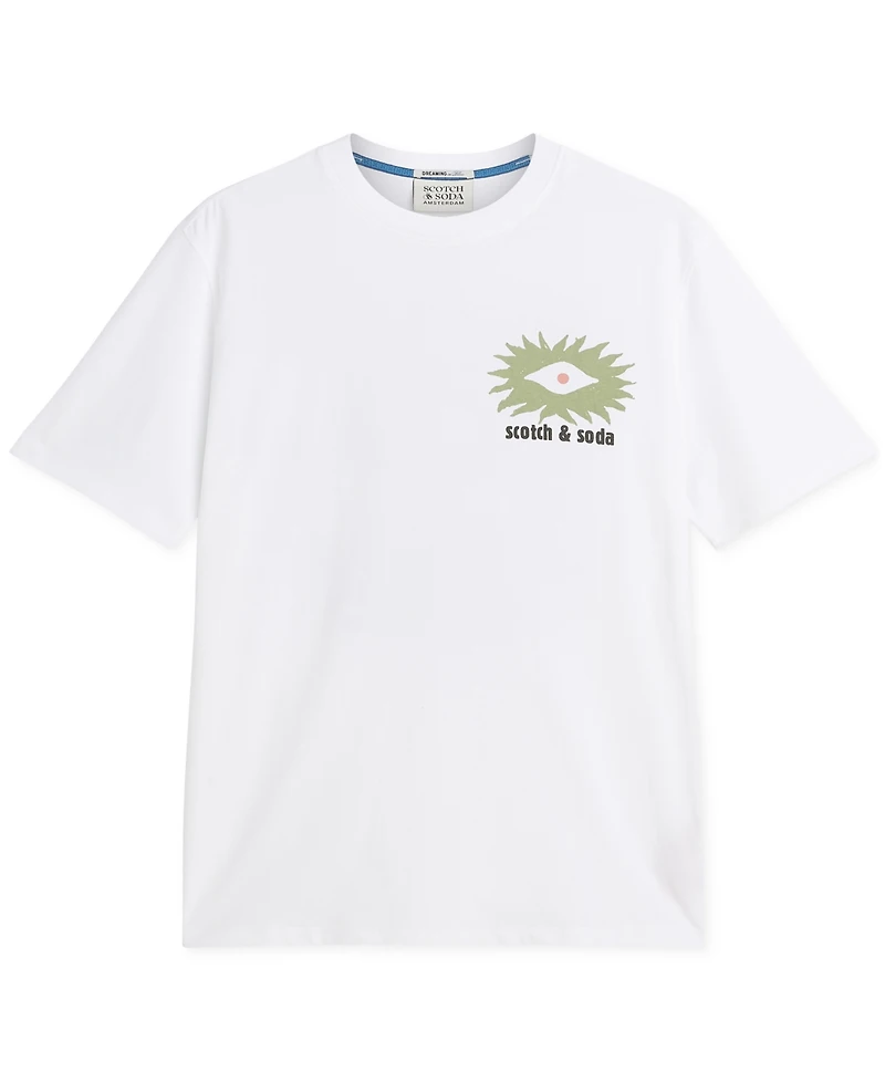 Scotch & Soda Men's Short-Sleeve Crewneck Cotton T-Shirt