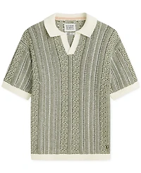 Scotch & Soda Men's Modern-Fit Short-Sleeve Knitted Polo T-Shirt