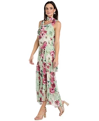 R & M Richards Petite Printed Midi Dress